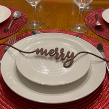 Load image into Gallery viewer, Wooden Place Card Set 2