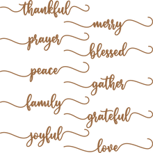 Load image into Gallery viewer, Wooden Place Card Set 2