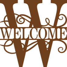 Load image into Gallery viewer, Traditional Welcome Sign