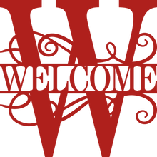 Load image into Gallery viewer, Traditional Welcome Sign
