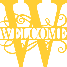 Load image into Gallery viewer, Traditional Welcome Sign