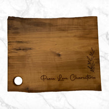 Load image into Gallery viewer, Charcuterie Board - Peace, Love, Charcuterie