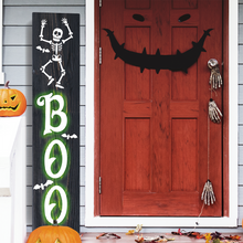 Load image into Gallery viewer, Boo Halloween Vertical Entrance Sign
