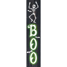 Load image into Gallery viewer, Boo Halloween Vertical Entrance Sign
