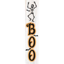 Load image into Gallery viewer, Boo Halloween Vertical Entrance Sign
