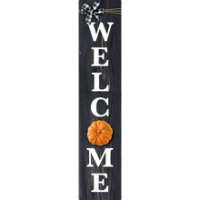 Load image into Gallery viewer, Welcome Fall Vertical Entrance Sign
