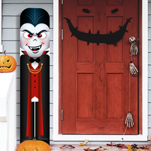 Load image into Gallery viewer, Dracula Halloween Vertical Sign
