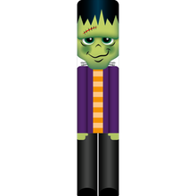 Load image into Gallery viewer, Frankenstein Halloween Vertical Sign
