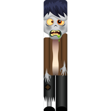 Load image into Gallery viewer, Zombie Halloween Vertical Sign
