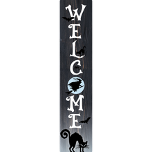 Load image into Gallery viewer, Welcome Halloween Vertical Entrance Sign
