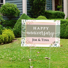 Load image into Gallery viewer, Happy Anniversary Lawn Sign
