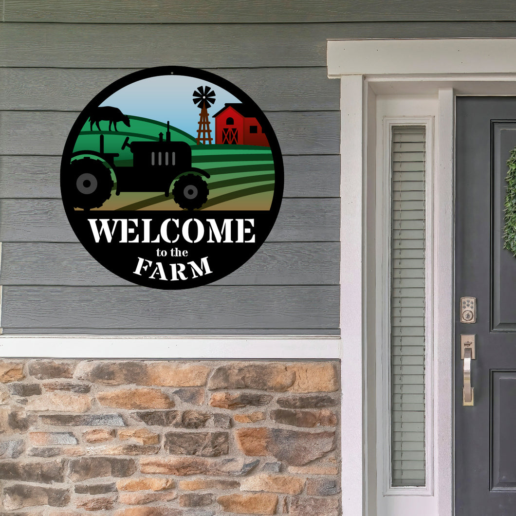 Welcome to the Farm Sign