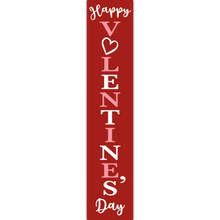 Load image into Gallery viewer, Happy Valentines Day Vertical Entrance Sign
