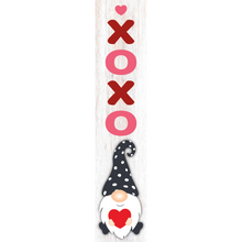 Load image into Gallery viewer, Gnome XOXO Vertical Entrance Sign
