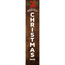 Load image into Gallery viewer, Custom Merry Christmas Vertical Entrance Sign
