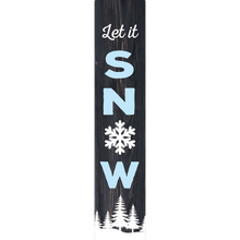 Load image into Gallery viewer, Let it Snow Vertical Entrance Sign
