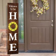 Load image into Gallery viewer, Welcome Home Vertical Entrance Sign
