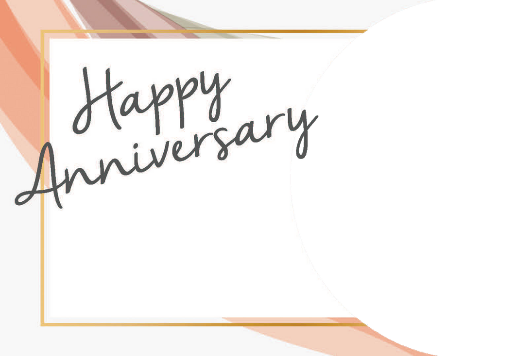 Happy Anniversary Lawn Sign with Photo